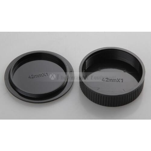 10PCS 2-In-1 m42 lens cap camera body protective cover thread mount