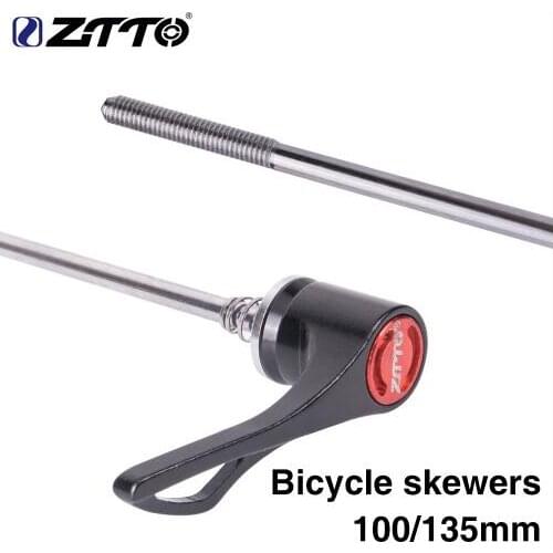 ZTTO 1 Paar Fiets Schroef in Spiesjes 9 MM 5 MM Snelspanner 100 135 Betrouwbare As voor MTB Racefiets