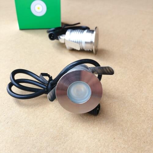 1W 3W IP67 DC12V 24V Mini LED Ceiling Lamp Home Garden Bathroom SPA Bathroom Underground Spot Light Wall Stair Bulb Lighting 1pc
