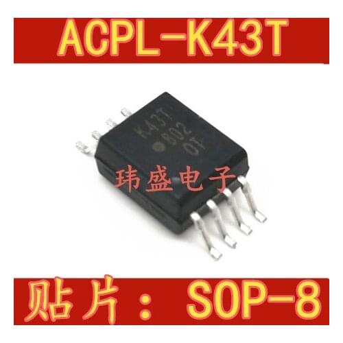 10pcs K43T ACPL-K43T SOP-8