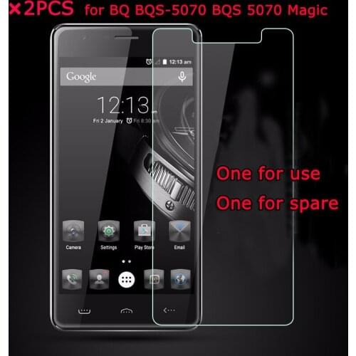 2PCS 2.5D 9H Premium Explosion-proof Screen Protector for BQ BQS-5070 BQS 5070 Magic Nano-coated Tempered Glass Film