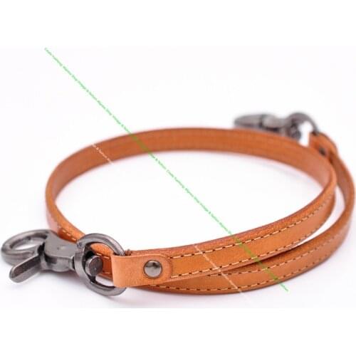 23.5" Quality Veg Tan Cowhide Plain Leather Trucker HipHop Biker Key Jeans Wallet Chain Key Holder Trigger Hook Clasp