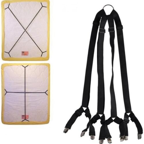 4 Corner Elastic Mattress Clip Elastic Bed Sheet Grippers Holder Cover Strong Duvet Blankets Fasteners Fixing Non Slip Straps Be