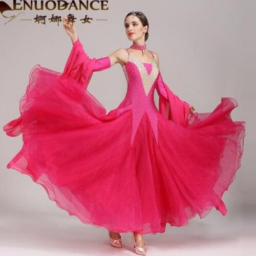 5 Color Waltz Modern dance dress Competition Standard Ballroom dancing Tango dress Women luxury