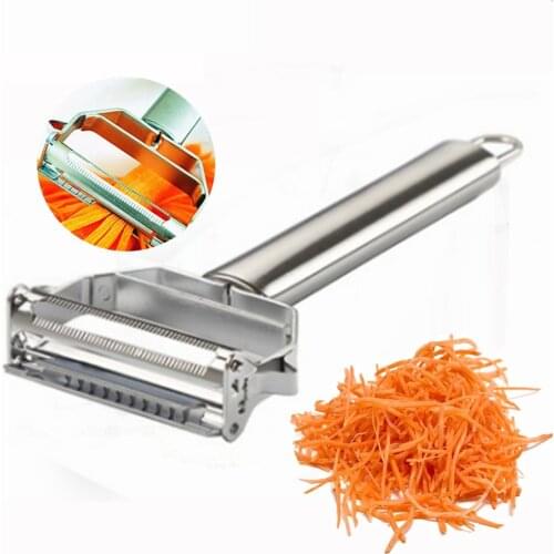 ANGRLY Dual Fruit Vegetable Peeler Peeler Cutter Sharp Stainless Steel Potato Knife Carrot Grater Planning Kitchen Tools