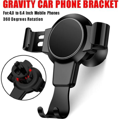 Car Phone Holder Universal Air Vent Gravity Mount Phone Holder For Phone X XR In Car Cell Phone Holder for Samsung S8 S9