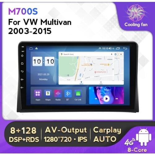 IPS Screen 4G Lte Car Radio Stereo Receiver For Volkswagen VW Multivan T5 2003-2015 Multimedia Video Player GPS Navigation WIFI