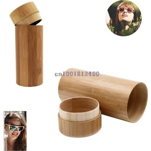 Bamboo Sunglasses Box Fashion Men Women Handmade Bamboo Wooden Sunglasses Box Frame Glasses Case W033 HOT SALE
