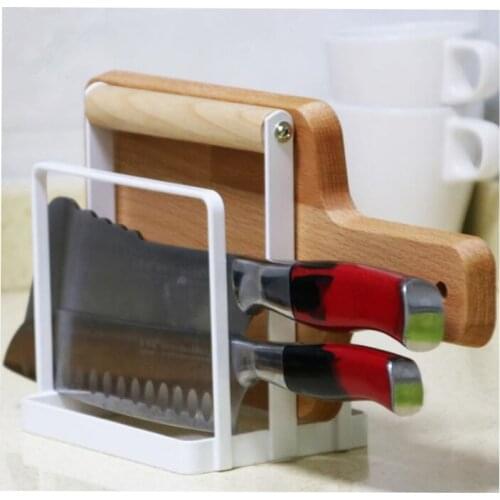 Free shipping Cutting Board storage rack Multifunction Knife Rack Kitchen dishes Stand Organizer fruit knife Scissors shelf