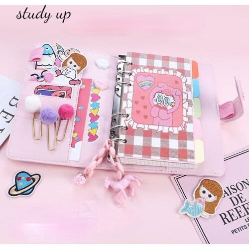 Bullet Grid Journal Sketchbook Pocket Planner Girls Diary Cute Notepads Stationery Notebooks Journals School Office Supplie Sets
