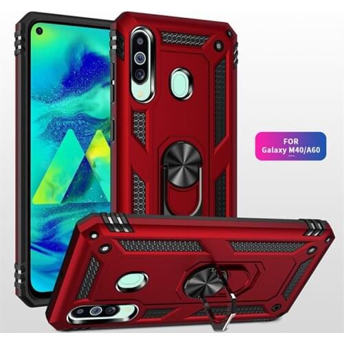 For Samsung Galaxy A60 Case Magnet Car Ring Stand Holder Cover for Samsung A60 A 60 SM-A606F/DS 6.3'' M40 SM-M405FN coque funda
