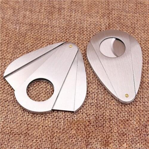 Stainless Steel Cigar Cutter Tool Gadget Tool Portable Cigar Accessories