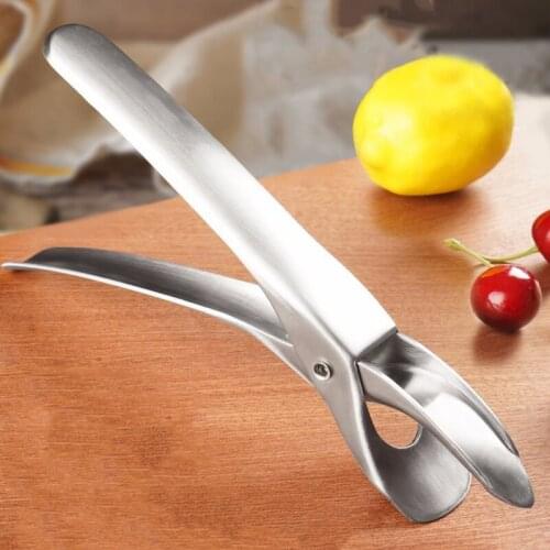 Kitchen Gadgets Bowl Clip Plier Hot Dish Clamp Stainless Steel Heat Insulation Hot Bowl Pot Clip Dish Plate Gripper Kitchen Tool