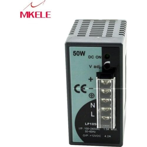 Mini Size Din Rail-12 Volt Driver Led Driver Bron Stroomvoorziening Volt Switching Power LP-50-12 For Led Driver 50 W 12 V 4.2A