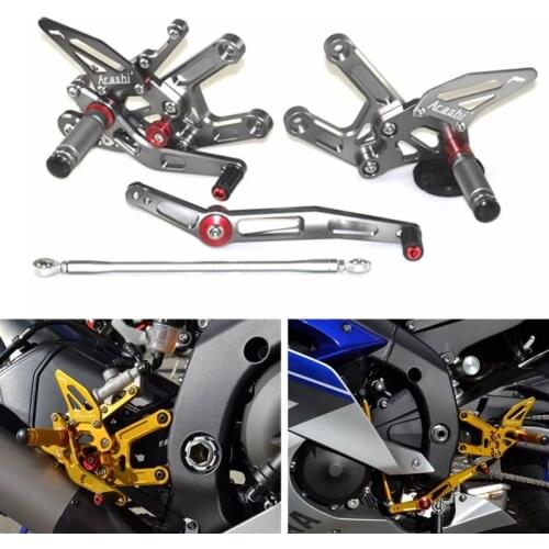 CNC Motorcycle Foot Pegs Rest Rearset Rear Set Footrest For YAMAHA R6 2006 2007 2008 2009 2010 2011 2012 2013 2014 2015 2016