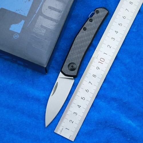New Anso ZT 0230 0235 Slip-Joint carbon fibre handle Mark 20CV Survival EDC Tool camping hunt outdoor kitchen folding knife