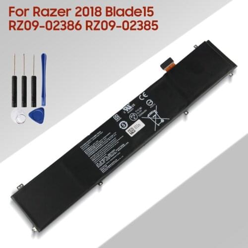 Original Replacement Laptop Battery RC30-0248 For Razer 2018 Blade15 RZ09-02386 RZ09-02385 Laptop Battery 5209mAh