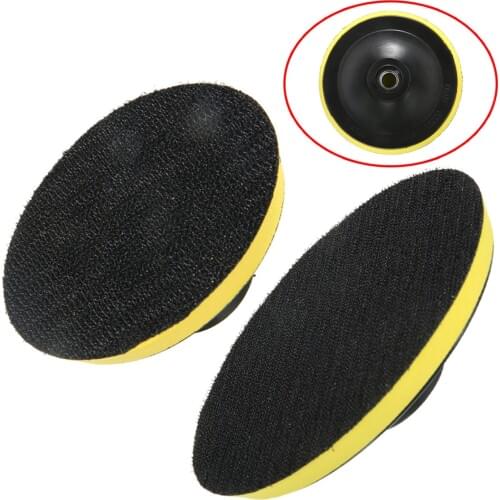 Professional M14 Adhesive Backing Wheel Pad 75-125mm Polishing Buffing Plate Disc For Powwer Grinder Sander Tool Accessories