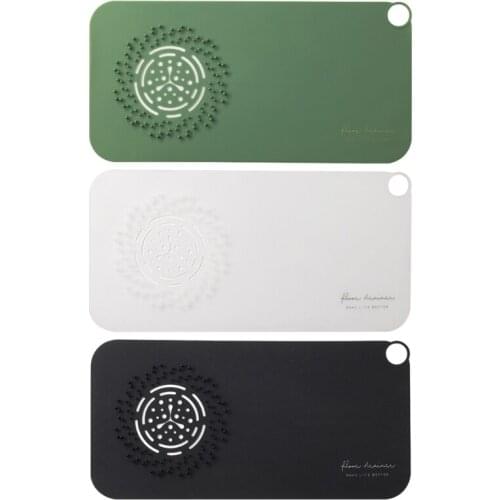 Silicone Floor Drain Cover Anti Clogging Drain Stopper Filter Screen Hair Catcher Floor Drain Pad for Kitchen Bathroom