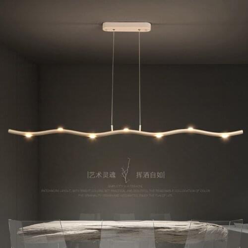 Modern LED Dining room Chandelier Bar counter Pendan lamps Restaurant Nordic lighting office simple Hanging lights