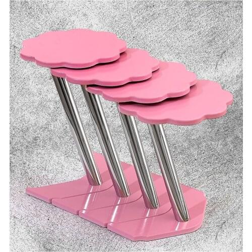 Modern 4 Pcs Daisy Zigon coffee table-Pink coffee tables table basse furniture living room table