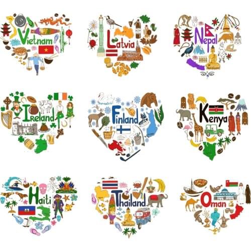 Iron on Transfer for Clothing Thermo-stickers for Children Diy Letter Patches Textile Vinyl Stripes Thermotransfer for Clothes C