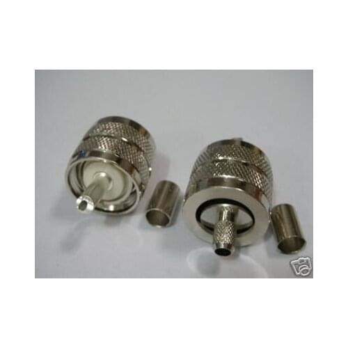 UHF 259 Male Crimp Connector for RG58 77 40pcs