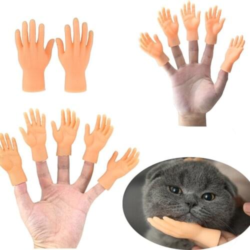 Funny little hand model cartoon funny finger hand set creative finger toy from toy to little hand model Halloween gift toy