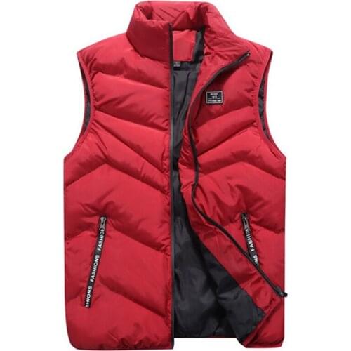 New Mens Vest Spring Winter Sleeveless Jacket and Coats Mens Waistcoat Warm Thick Casual Gilet Homme Male Vests