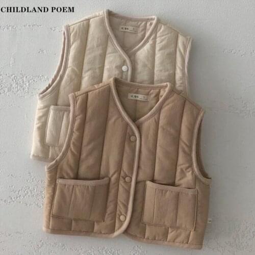 Baby Waistcoats Boys Vest Coat Winter Baby Clothes Newborn Autumn Baby Vest Cardigan Boy Waistcoat Jacket Toddler Vest For Girl