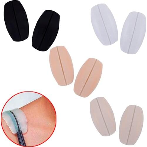 1pair New Design Bra Strap Decompression Shoulder Pads Silicone Underwear Anti-Slip Shoulder Pad DIY Apparel Accessories