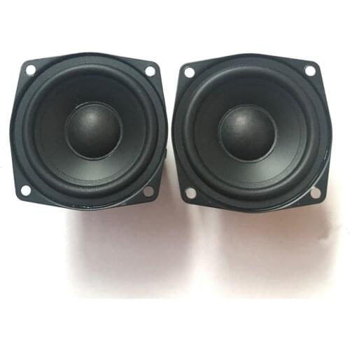 2pcs 2.5 Inch HIFI Audio Speaker 4/8Ohm 8-15W Full Range Desktop High Sensitivity Bass Midrange Treble Loudspeaker