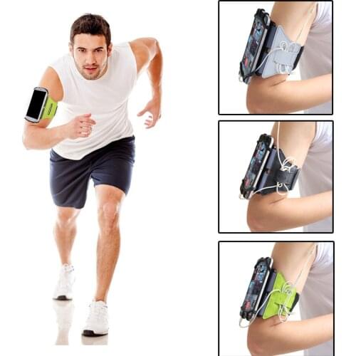 2021 Men Women arm band 180 Degree Rotation arm bag For VUP Cell Phone Running Armband Jogging Gym Armband Bag