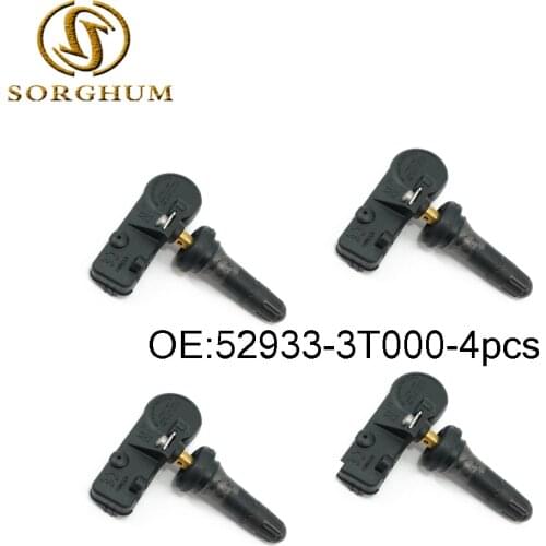4pcs 52933-3T000 TPMS Sensor Tire Pressure Sensor for Hyundai Kia 529333T000 Tire Pressure Monitoring System