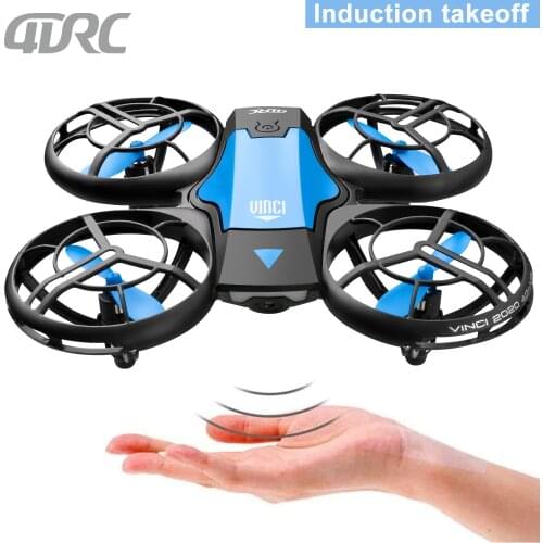 4DRC V8 Mini Drone 4K 1080P HD Wide Angle Camera WiFi FPVDrone Height Keep Foldable Quadcopter Toy Gift