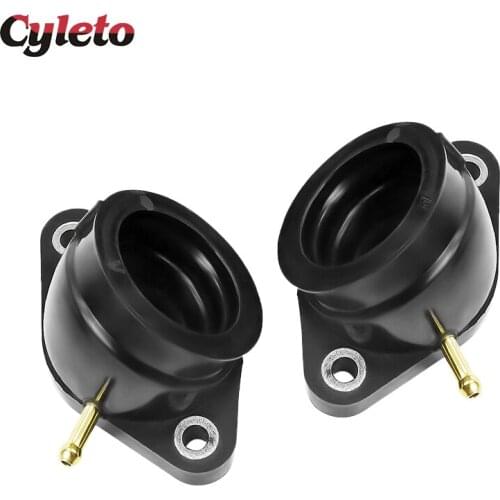 Carburetor Intake Manifold Pipe Interface Adapter for Yamaha XV400 XV 400 Virago 91-94 XV535 XV 535 88-01 XV500 XV 500 1992-1998