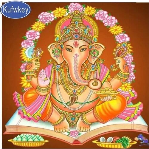 Gansani diamond picture 5d diy diamond painting cross stitch full square round diamond art religion embroidery icon gift