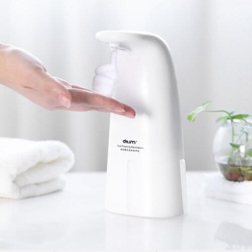 Automatic Foam Soap Dispenser Smart Sensor Touchless Electroplated Liquid Soap Dispensador for Kitchen Bathroom Hand Washing