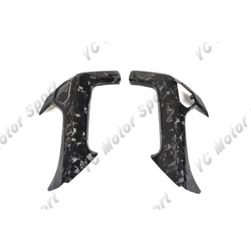 Car Accessories Dry Carbon Fiber Forged Weave RHD Inner Door Handle Replacement 2014-2019 Huracan LP610-4 & LP580-2 Coupe Spyder