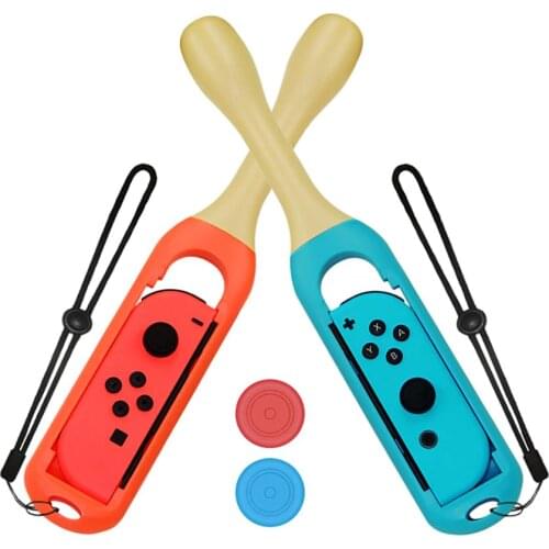 IBen Drum Stick For Nintend Switch Motion Sensing Game Taiko Drum Master For Joy-Con Game Controller Drum Stick