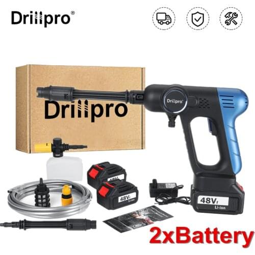 48Vf Cordless High Pressure Car Cleaner Washer Spray Water Gun Car Wash Lance Cleaning Machine Adapt to Makita 18V Battery