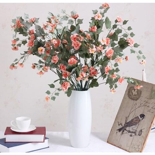 Wedding Stage Decoration Silk flower Rose Flower Artificial Flower DIY Home hotel window Decor Floral