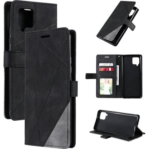 For Coque Samsung M12 Flip Case Leather Wallet Business Book Shell for Samsung Galaxy M12 Case SM-M127 M 12 Wallet Cover Coque