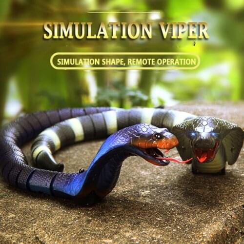 Tricky Rc snake naja cobra viper remote control toys infrared simulated animal novelty trick terrifying mischief joke Gift