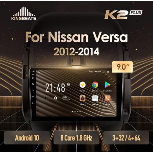 KingBeats Android 10 Octa-Core head unit HU 4G in Dash Car Radio Multimedia Video Player Navigation GPS For Nissan Sunny Versa C17 2012 - 2014 no dvd 2 din Double Din Android Car Stereo 2din