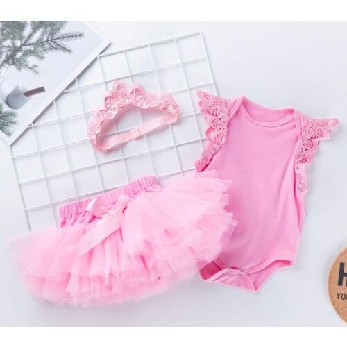 2020 New 50-55cm Simulation Rebirth Doll Accessories 0-2 Year Old Female Baby Short Sleeve Romper Fashion Cute Princess Dress