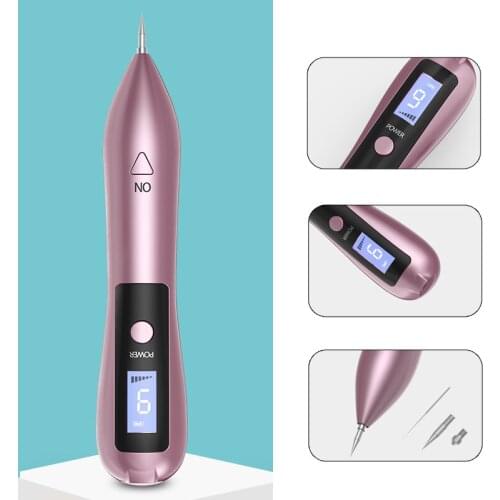 9 Level LCD Laser Plasma Pen Machine Face Skin Dark Spot Remover Mole Tattoo Removal Facial Freckle Tag Wart Removal Beauty Care
