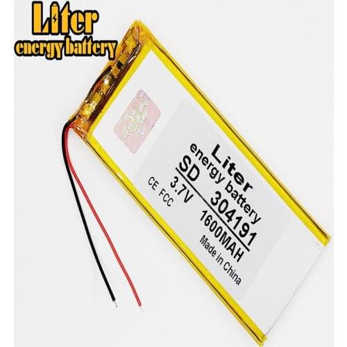 XWD 3.7V KEBE 304191 1600MAH LI- ION POLYMER battery for china clone S6 S9600 MTK phone