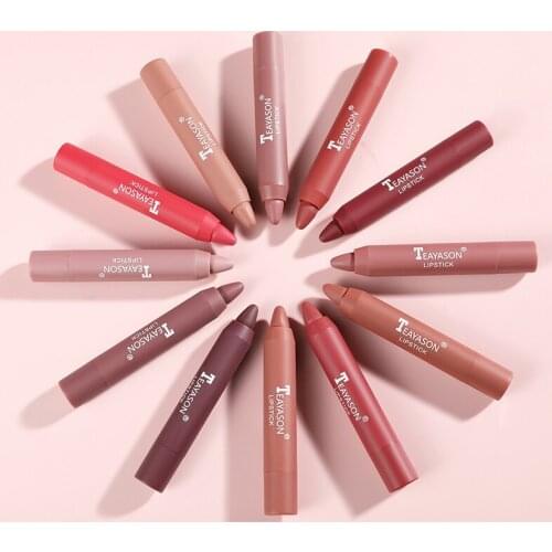 Lipstick Matte Mist Face Velvet Air Lasting Lipstick Pen Cosmetics Colorful 3 Sets Of Small Box