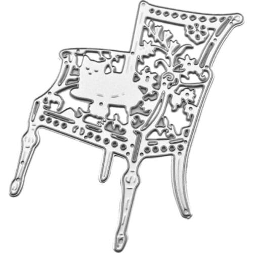 Chair Cat Metal Cutting Dies Stencil Scrapbooking DIY Album Stamp Paper Emboss for cutting dies